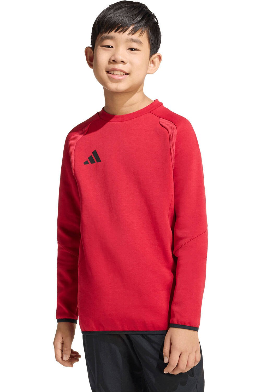 adidas sudadera niño Sudadera Tiro Travel Crew (Infantil) vista frontal