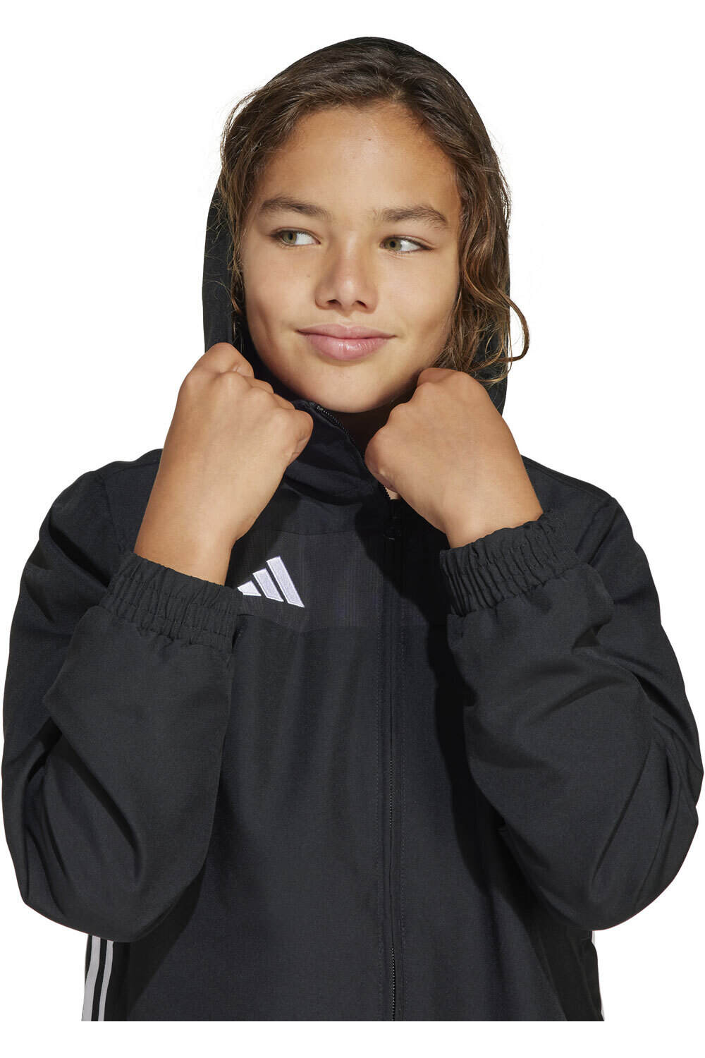 adidas sudadera niño TIRO ES W HOODY vista detalle