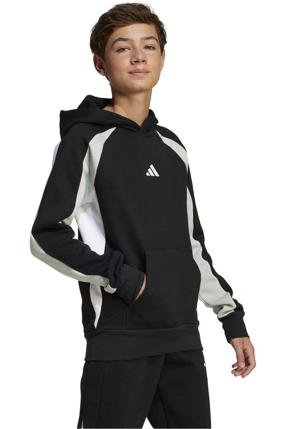 adidas sudadera niño X_J  CB FL HD vista frontal