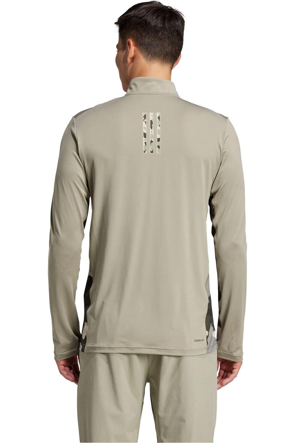 adidas sudaderas deportivas hombre CAMO 1/4ZIP vista trasera