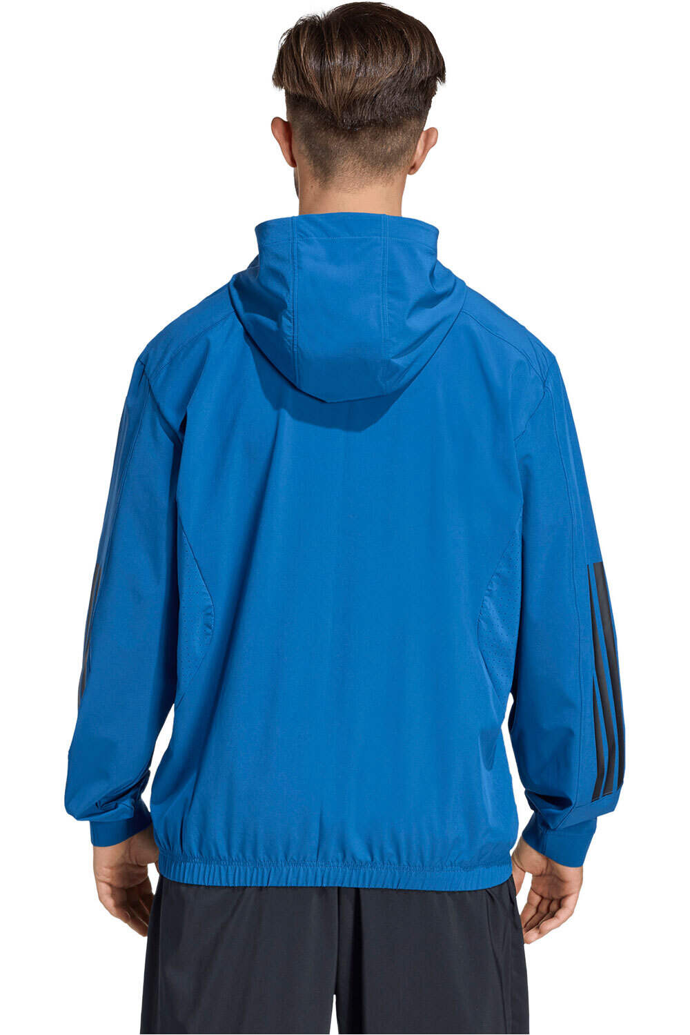 adidas sudaderas deportivas hombre ENTRENAMIENTO TECH ESSENTIALS vista trasera