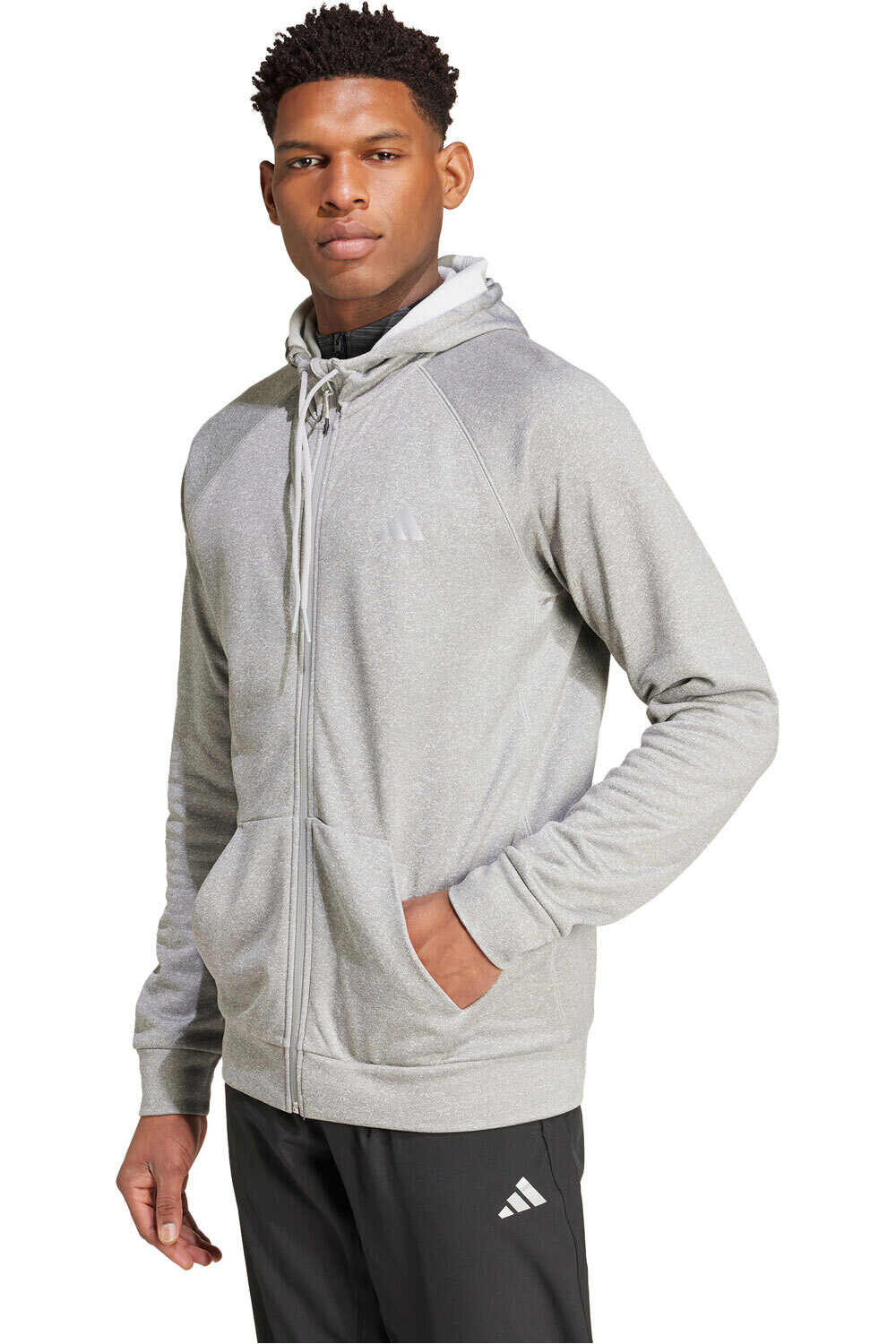 adidas sudaderas deportivas hombre GG 3S FZ HD vista frontal