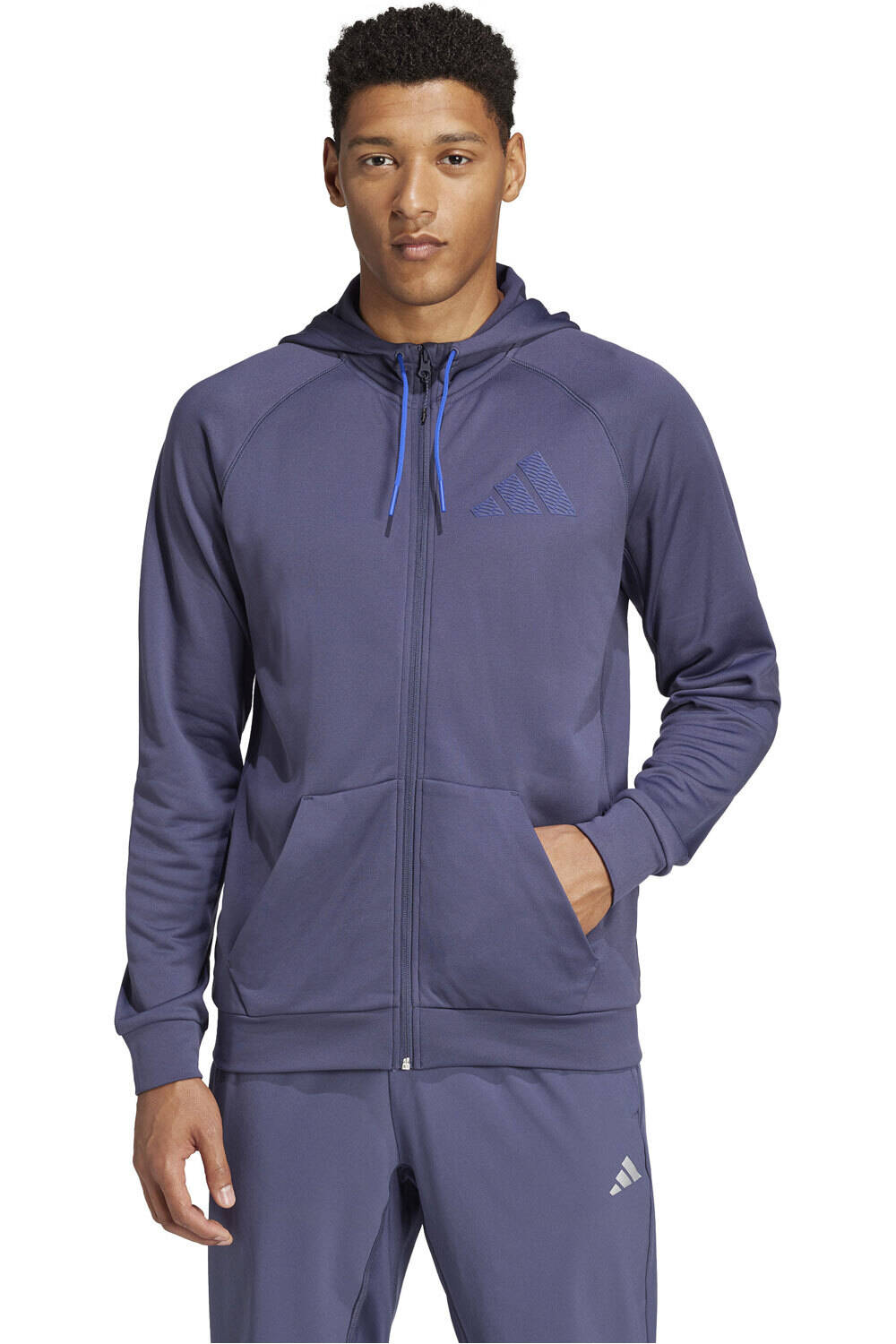 adidas sudaderas deportivas hombre GG SL FZHD vista frontal