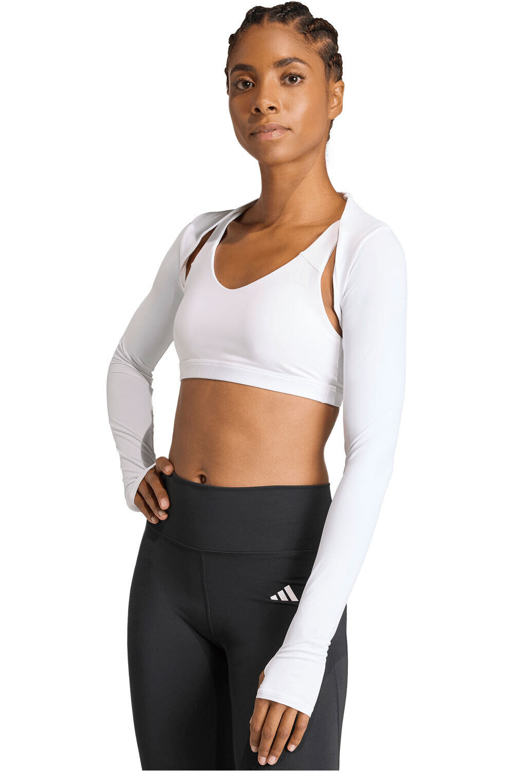 adidas sudaderas deportivas mujer BOLERO POWER ESSENTIALS CONTOUR vista frontal