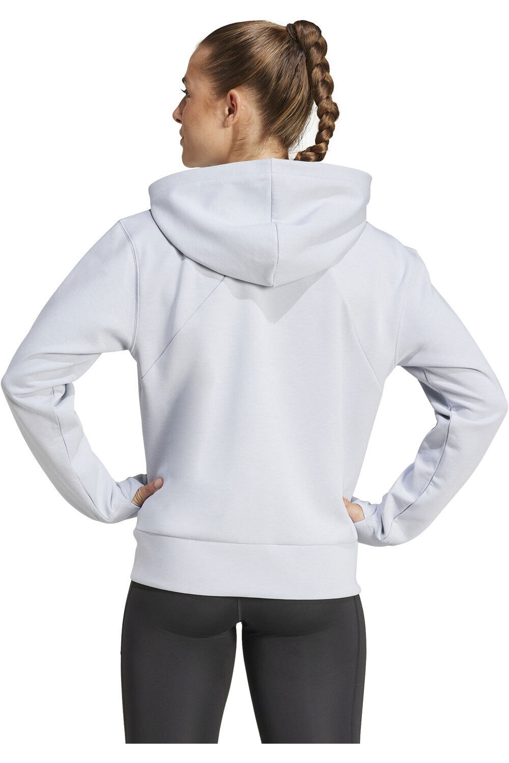 adidas sudaderas deportivas mujer D4T FZ HOODIE vista trasera