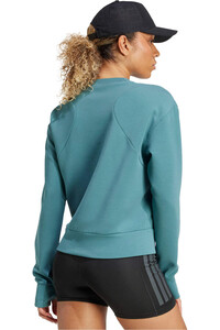 adidas sudaderas deportivas mujer D4T WORKOUT WARM UP vista trasera