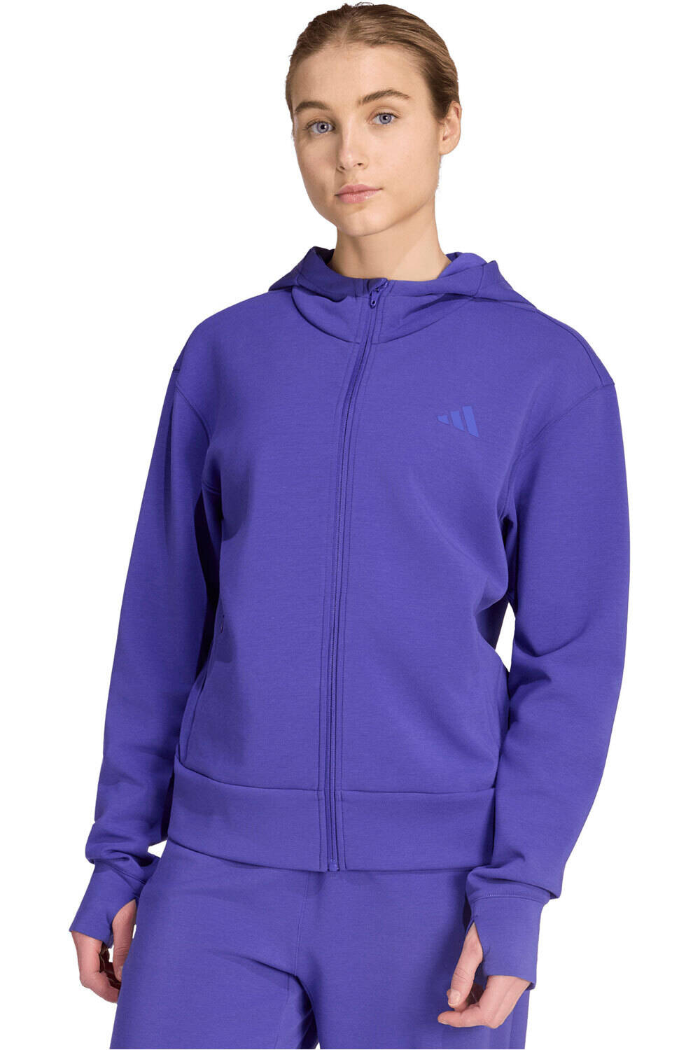 adidas sudaderas deportivas mujer DESIGNED 4 TRAINING vista frontal