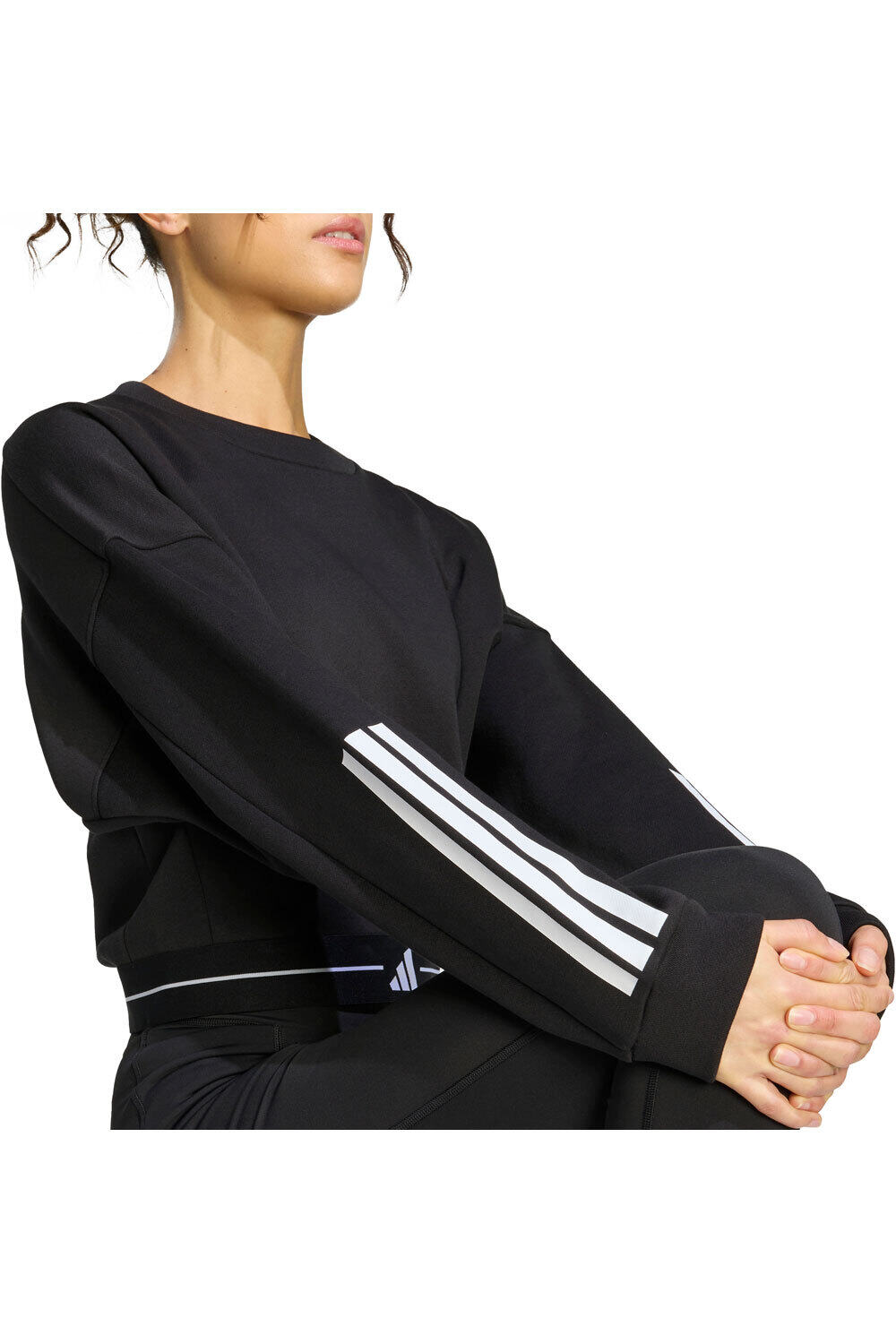 adidas sudaderas deportivas mujer HYPERGLAM 3 STRIPES vista detalle