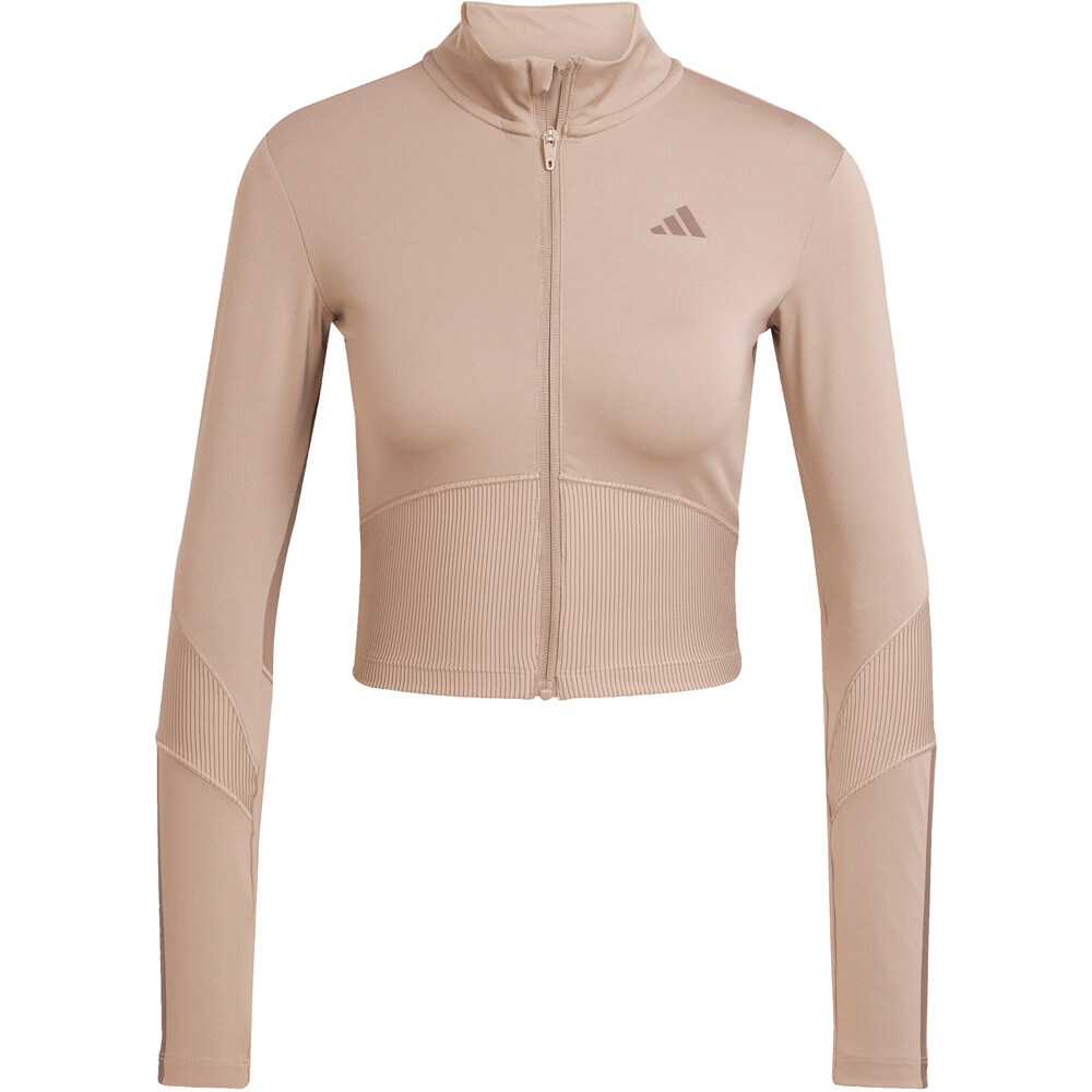 adidas sudaderas deportivas mujer HYPERGLAM RIB ZIP THRU 05