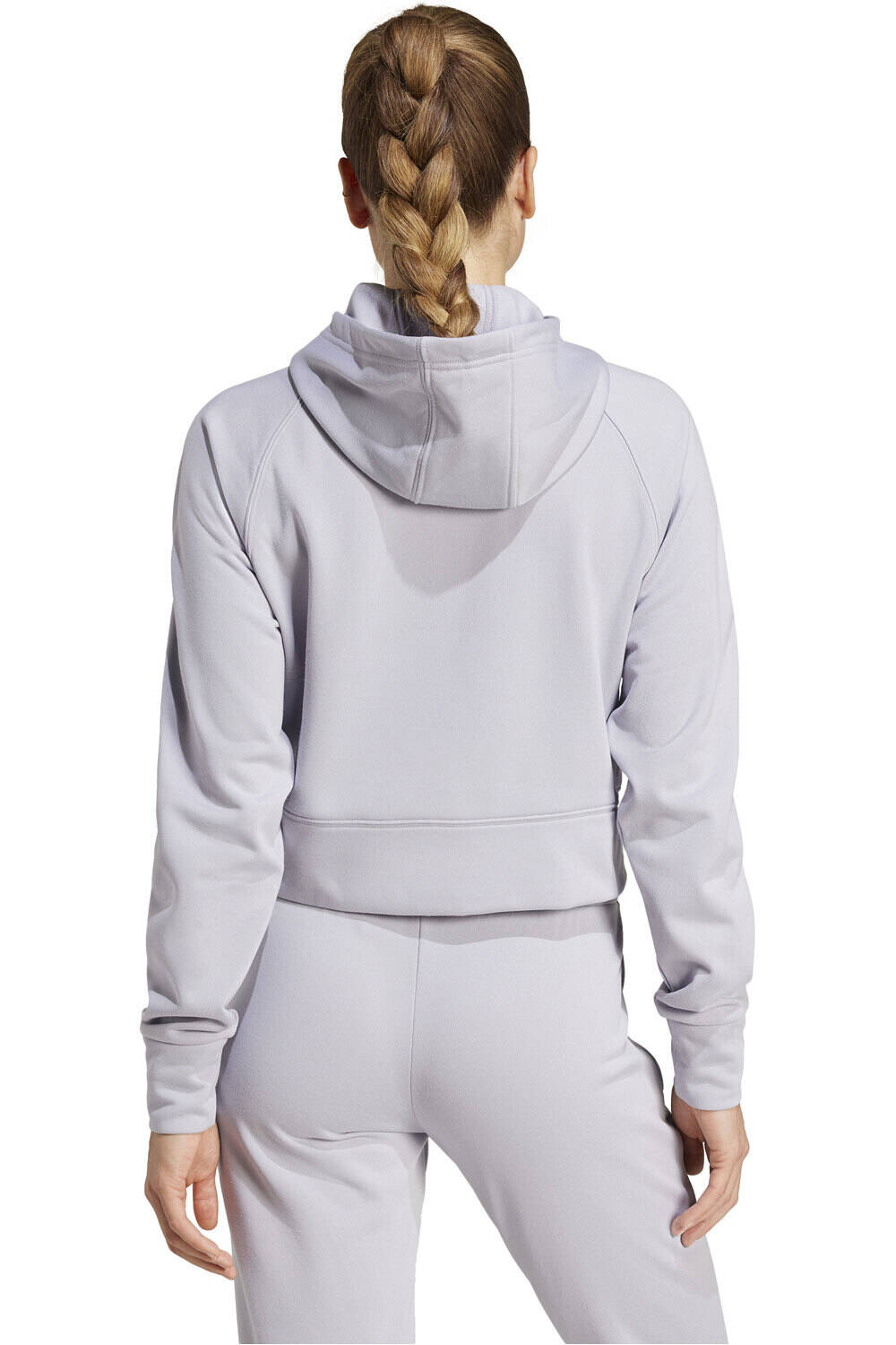 adidas sudaderas deportivas mujer W GG FZ HD vista trasera
