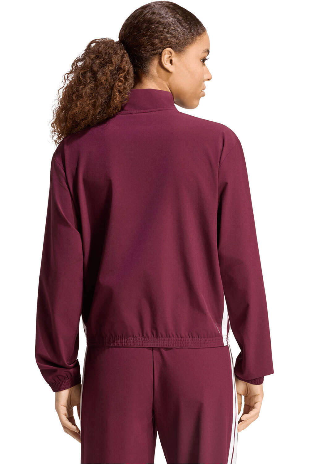adidas sudaderas deportivas mujer WORKOUT ESSENTIALS 3-STRIPES vista trasera