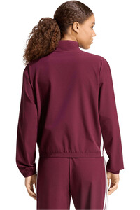 adidas sudaderas deportivas mujer WORKOUT ESSENTIALS 3-STRIPES vista trasera