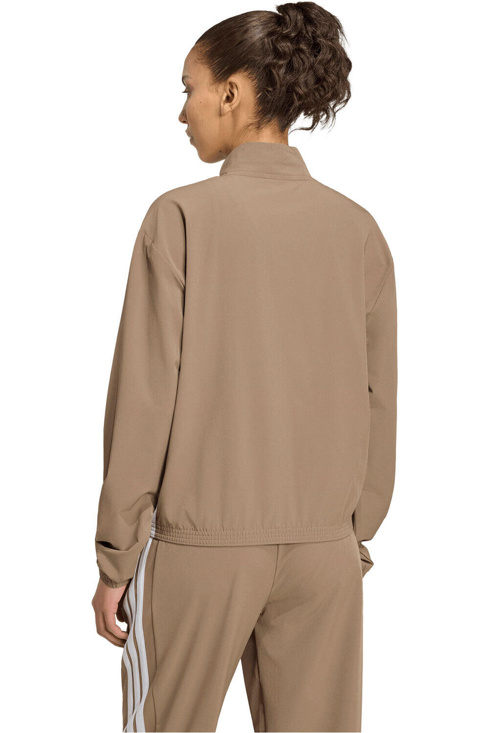 adidas sudaderas deportivas mujer WORKOUT ESSENTIALS 3-STRIPES vista trasera