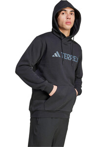 adidas Sudaderas Montaña Hombre MT L LOGO HD vista detalle