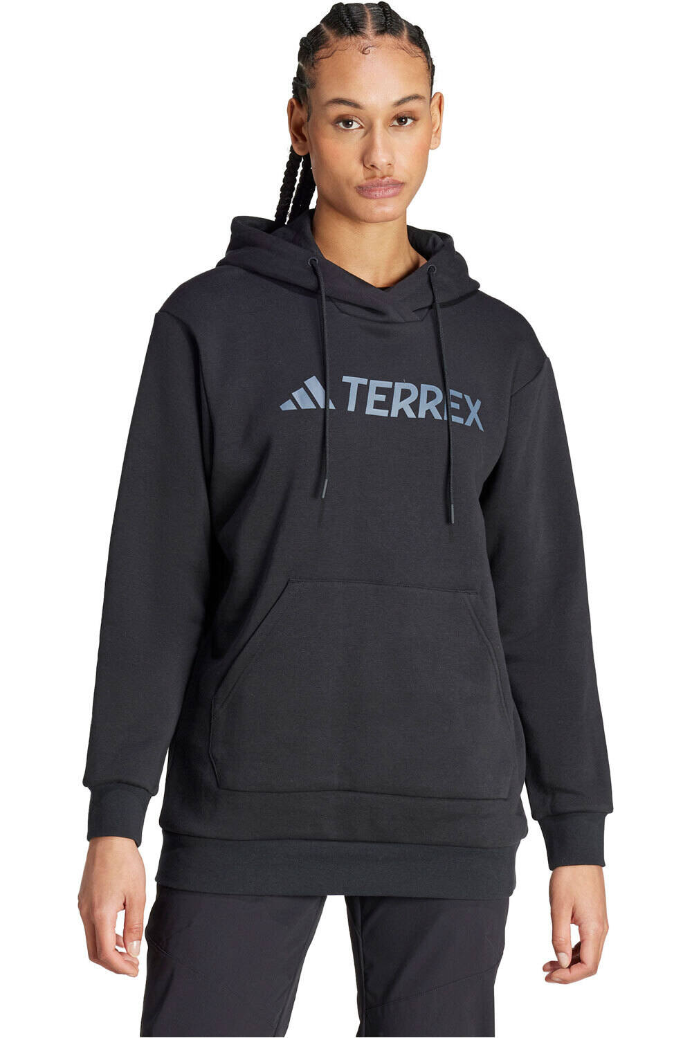 adidas Sudaderas Montaña Mujer W MT L LOGO HD vista frontal