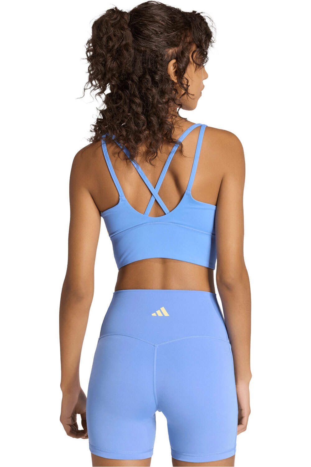 adidas Sujetador Yoga POCO IMPACTO 3 STRIPES STUDIO ALL ME vista trasera