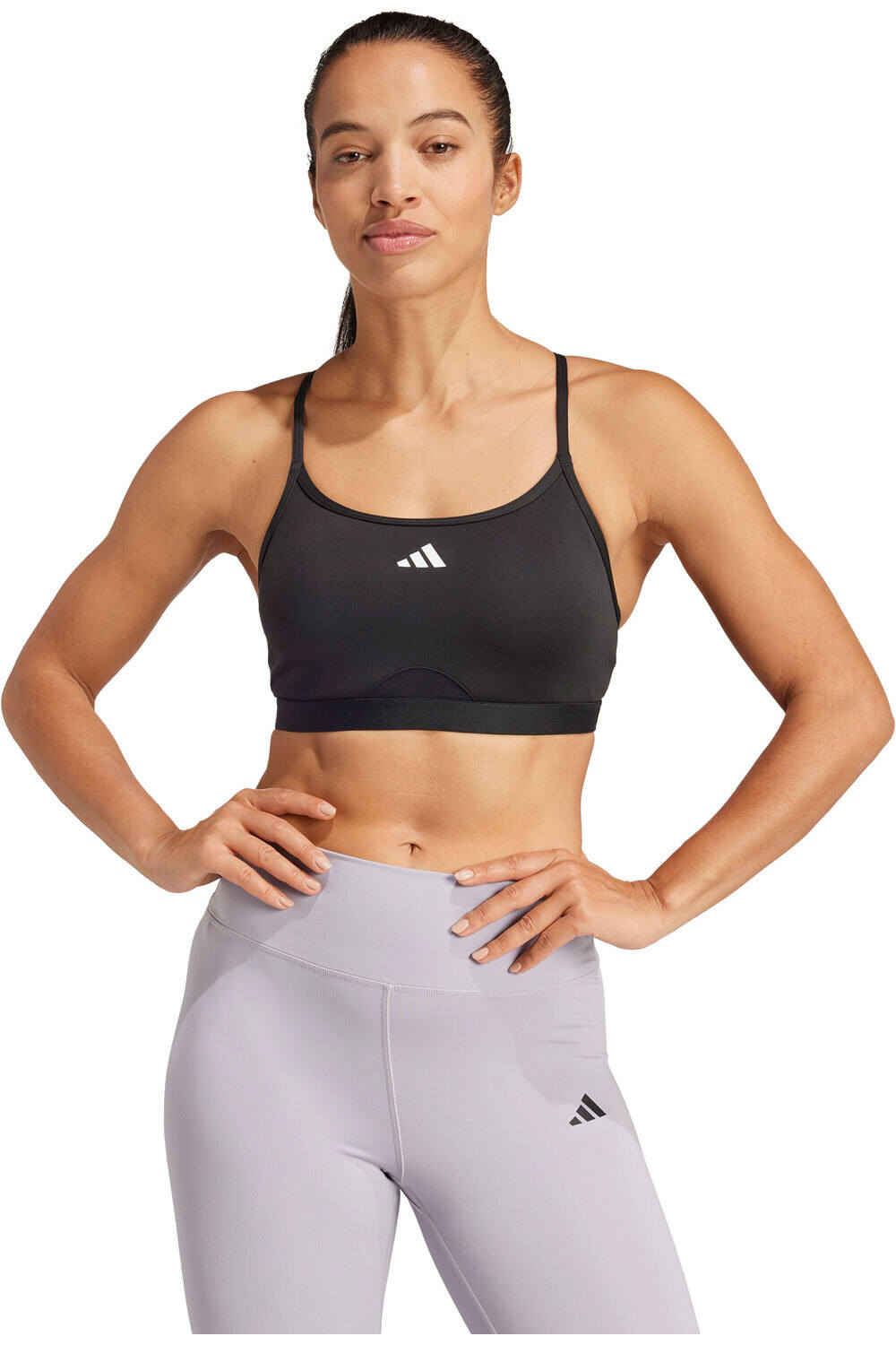 adidas sujetadores deportivos AERCT LS BRA vista frontal