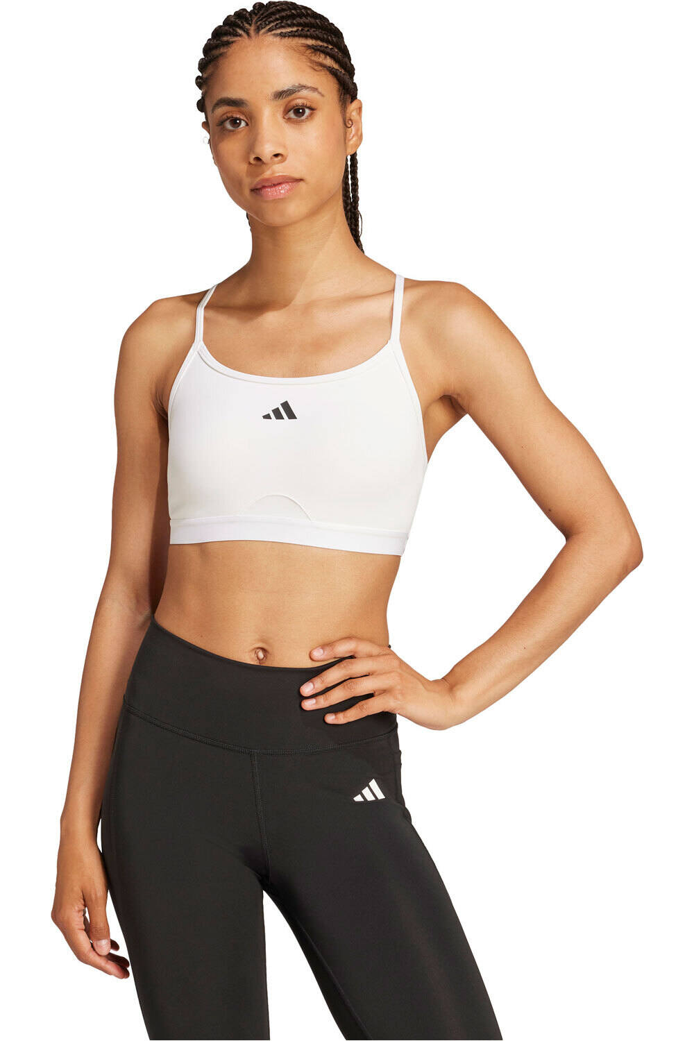 adidas sujetadores deportivos AERCT LS BRA vista frontal