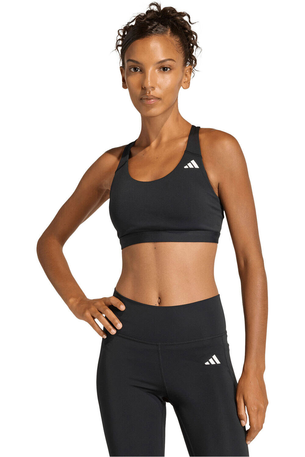 adidas sujetadores deportivos ALTO IMPACTO OPTIME ESSENTIALS vista frontal