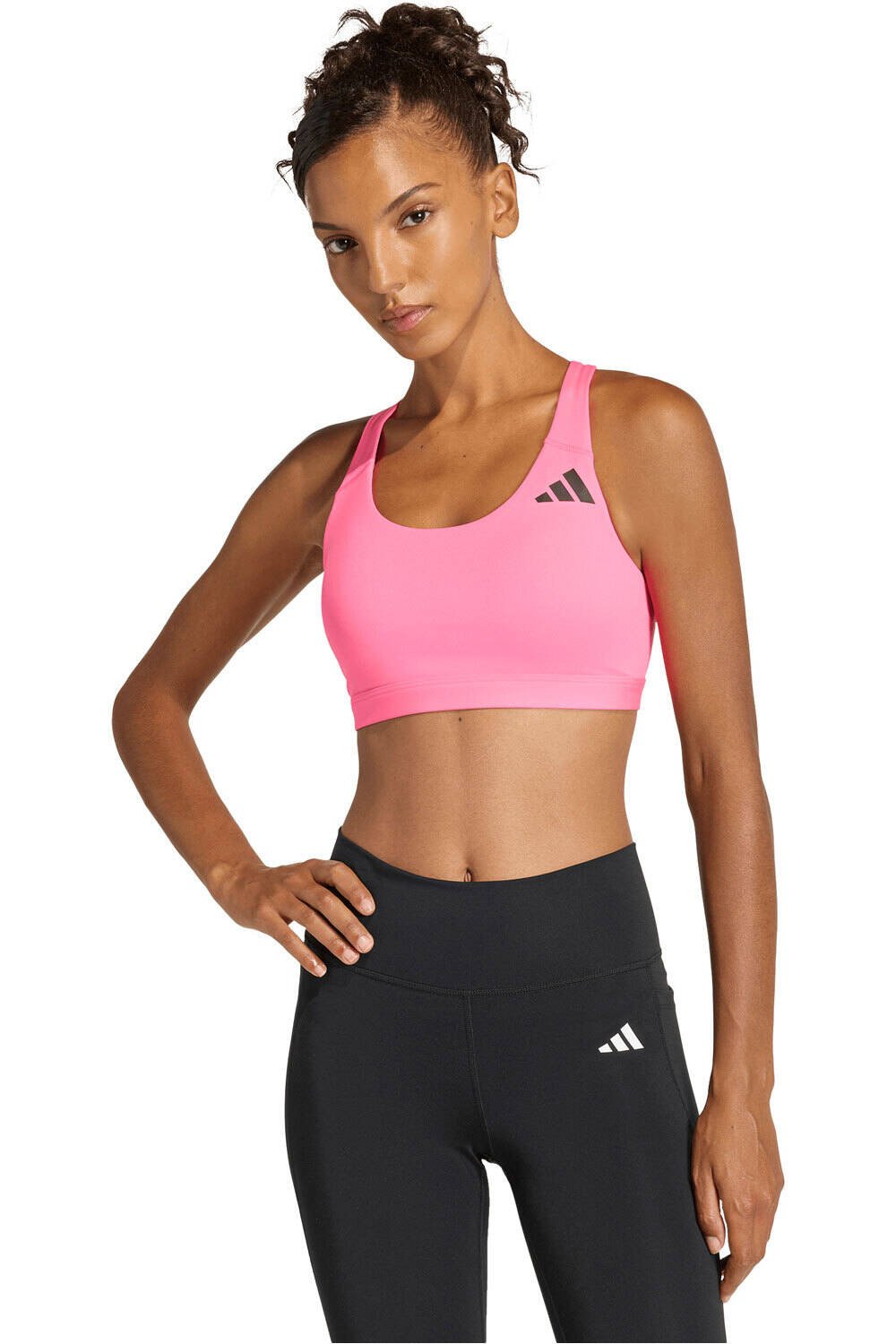 adidas sujetadores deportivos ALTO IMPACTO OPTIME ESSENTIALS vista frontal