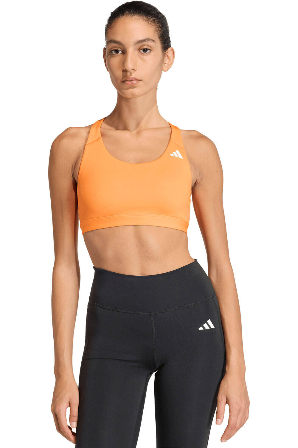 adidas sujetadores deportivos ALTO IMPACTO OPTIME ESSENTIALS vista frontal