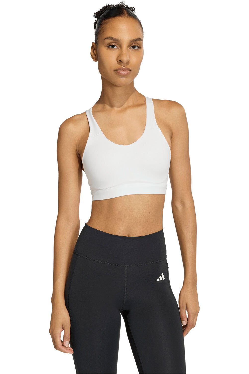 adidas sujetadores deportivos ALTO IMPACTO OPTIME ESSENTIALS vista frontal