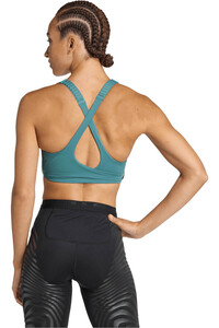 adidas sujetadores deportivos FASTIMPACT LUXE RUN HIGH SUPPORT vista trasera