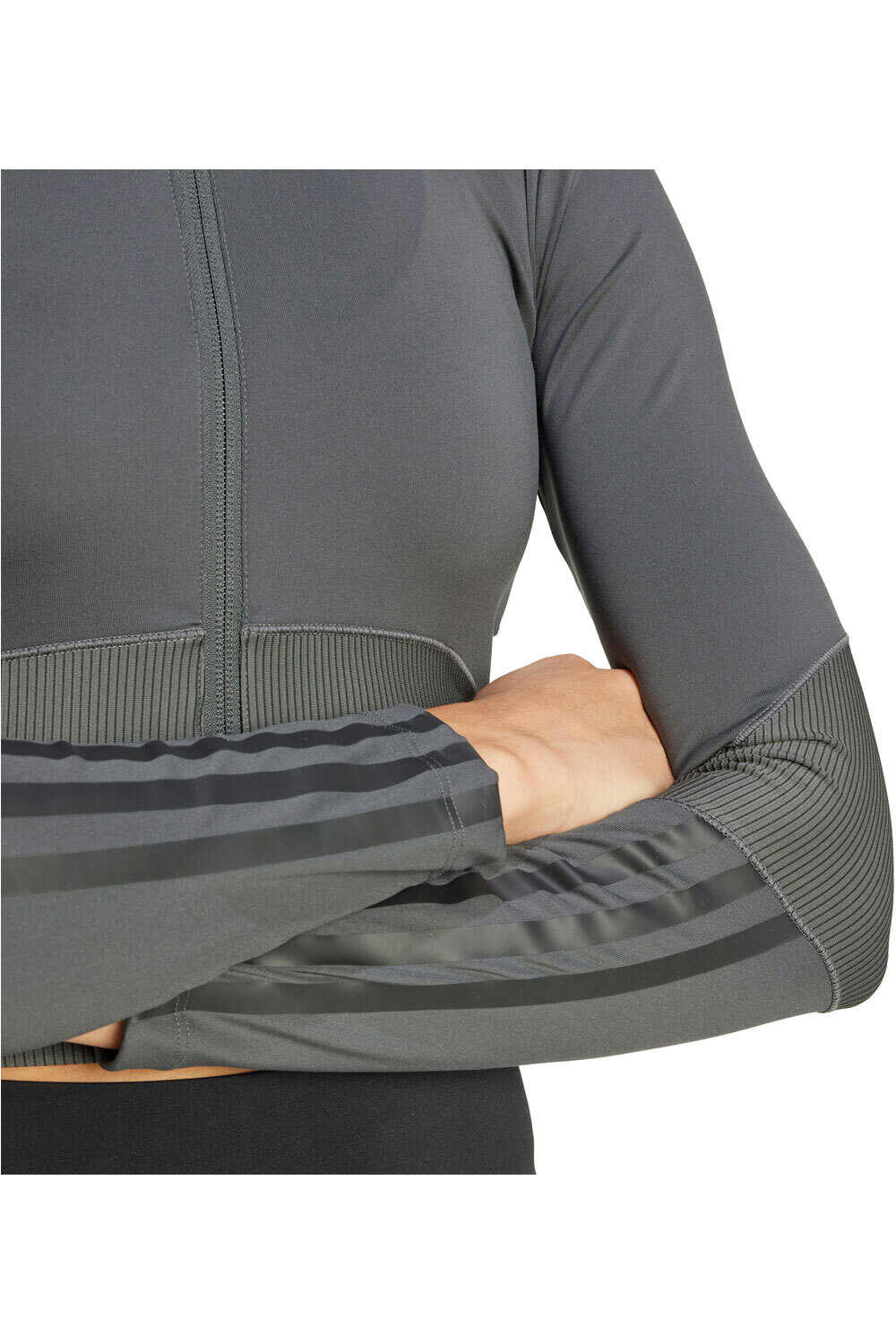 adidas sujetadores deportivos HYPERGLAM RIB ZIP THRU 03