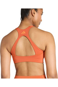 adidas sujetadores deportivos IMPACTO MEDIO OPTIME 3 STRIPES vista detalle