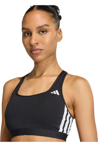 adidas sujetadores deportivos IMPACTO MEDIO OPTIME ESSENTIALS 3 STRIPES vista detalle
