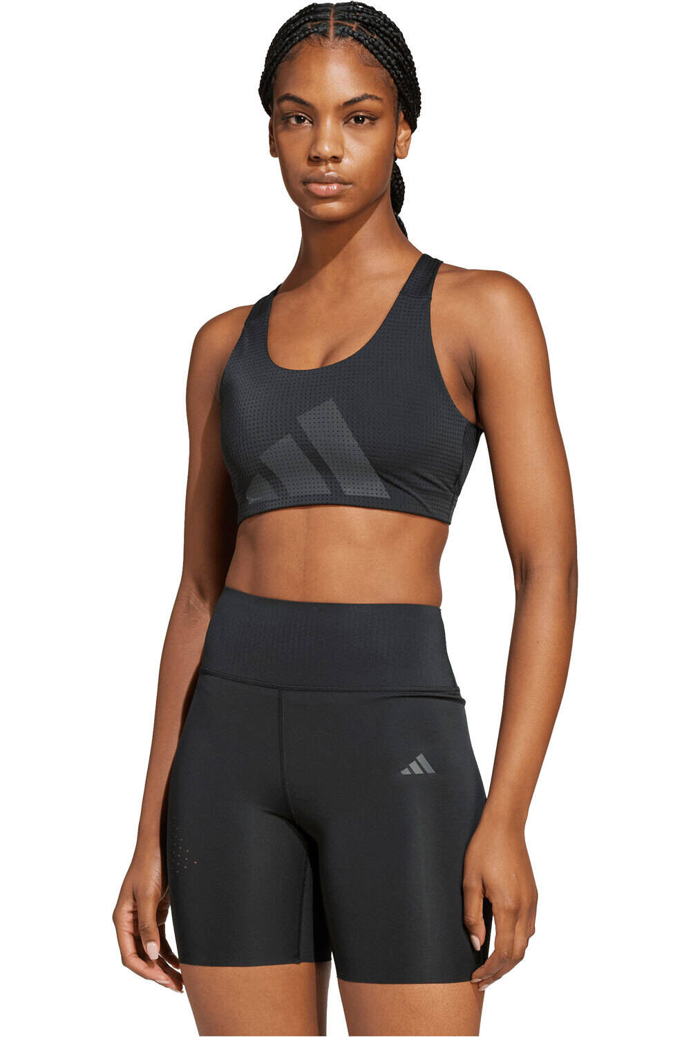 adidas sujetadores deportivos IMPACTO MEDIO POWERIMPACT HIIT vista frontal