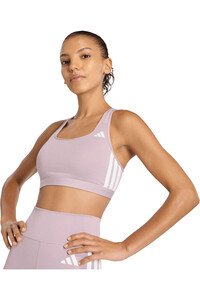 adidas sujetadores deportivos OPTIME ESSENTIALS 3 STRIPES vista detalle