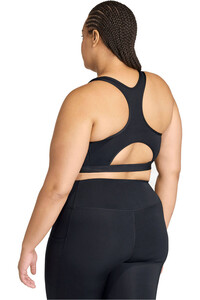 adidas sujetadores deportivos OPTIME ESSENTIALS WORKOUT DE 3 BANDAS DE SUJECIN MEDIA (TAL vista trasera