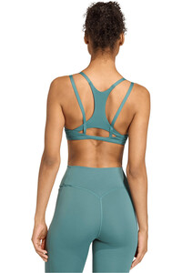 adidas sujetadores deportivos OPTIME WORKOUT STRAPPY LIGHT SUPPORT vista trasera