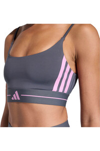adidas sujetadores deportivos POCO IMPACTO HYPERGLAM 3 STRIPES 03