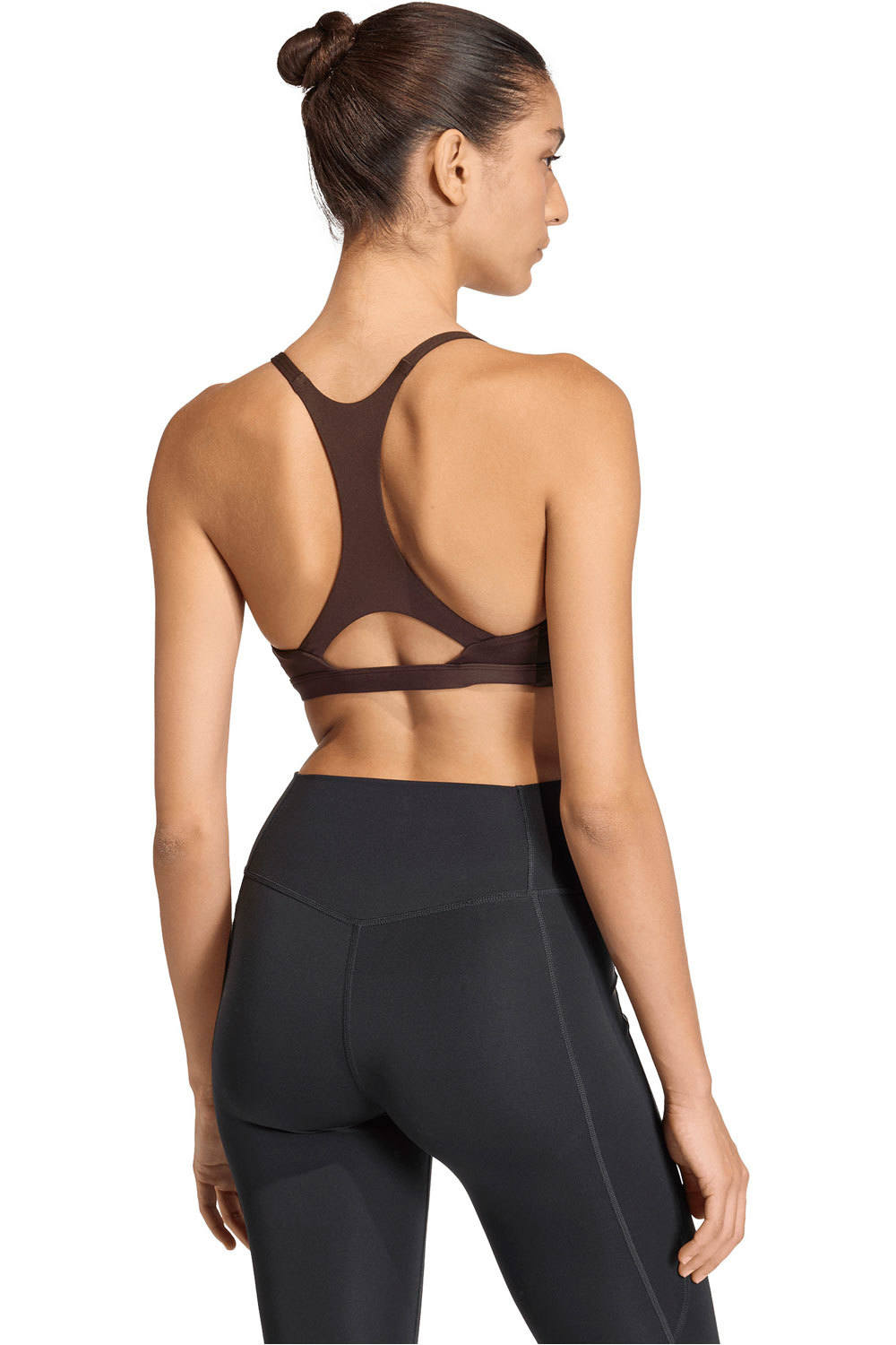 adidas sujetadores deportivos POCO IMPACTO OPTIME ESSENTIALS vista trasera