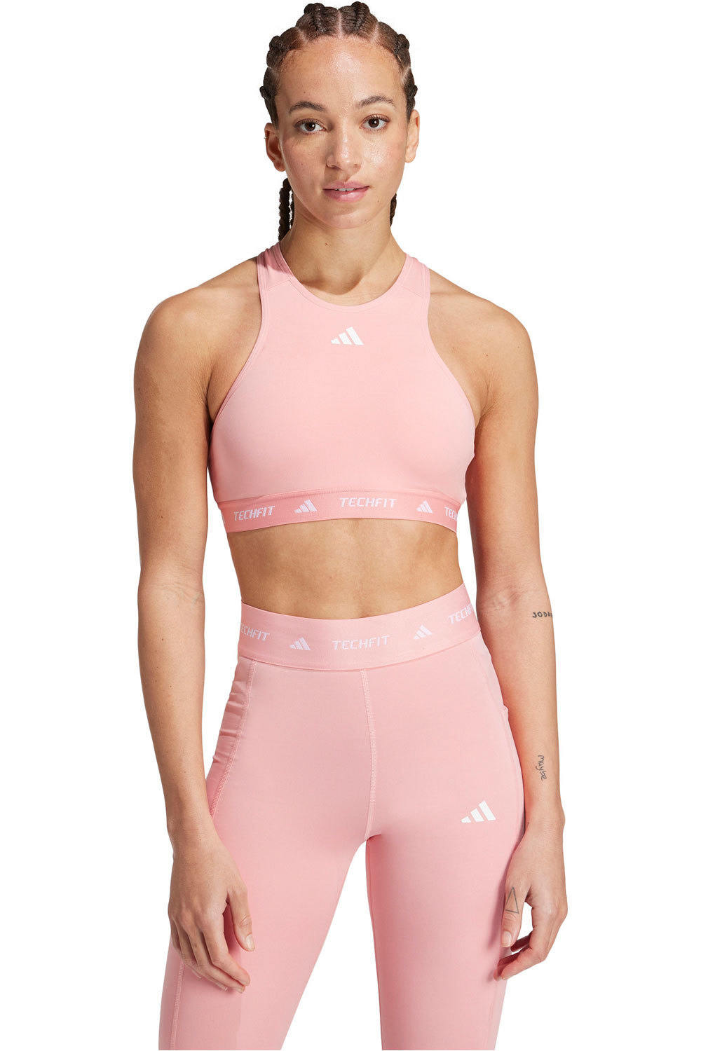 adidas sujetadores deportivos PWIM MS TF HNCK vista frontal