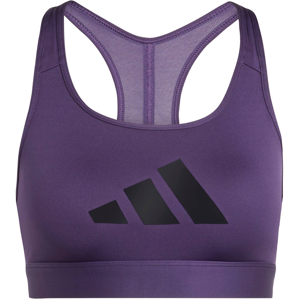 adidas sujetadores deportivos PWRCT BL BRA vista frontal