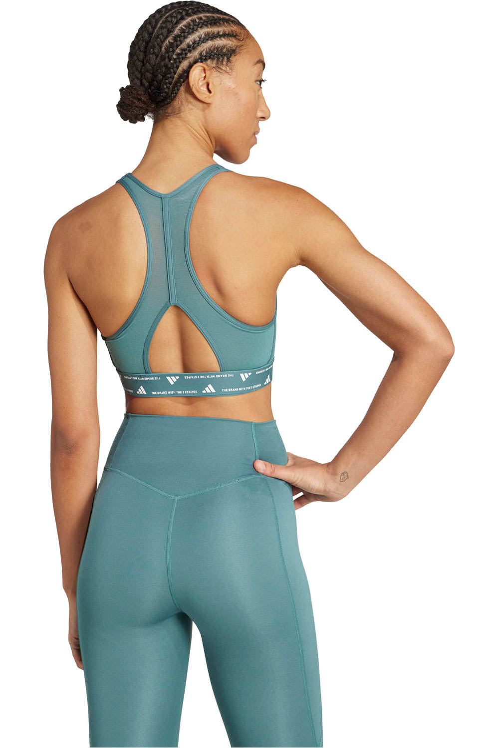 adidas sujetadores deportivos PWRCT BRA vista trasera