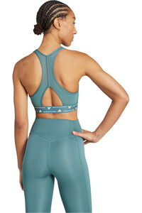 adidas sujetadores deportivos PWRCT BRA vista trasera