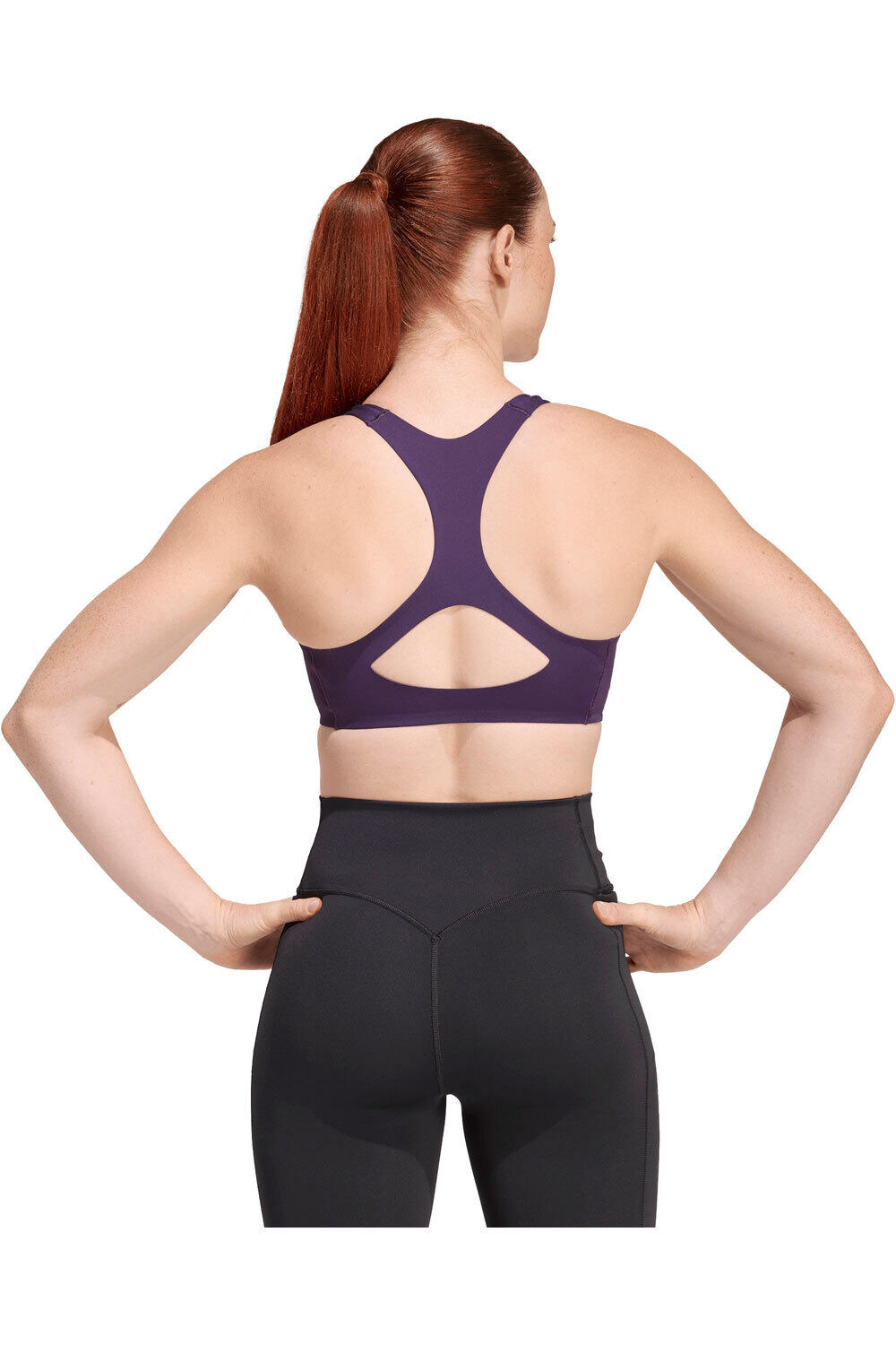 adidas sujetadores deportivos SUJETADOR ADIZERO RUN MEDIUM SUPPORT vista trasera