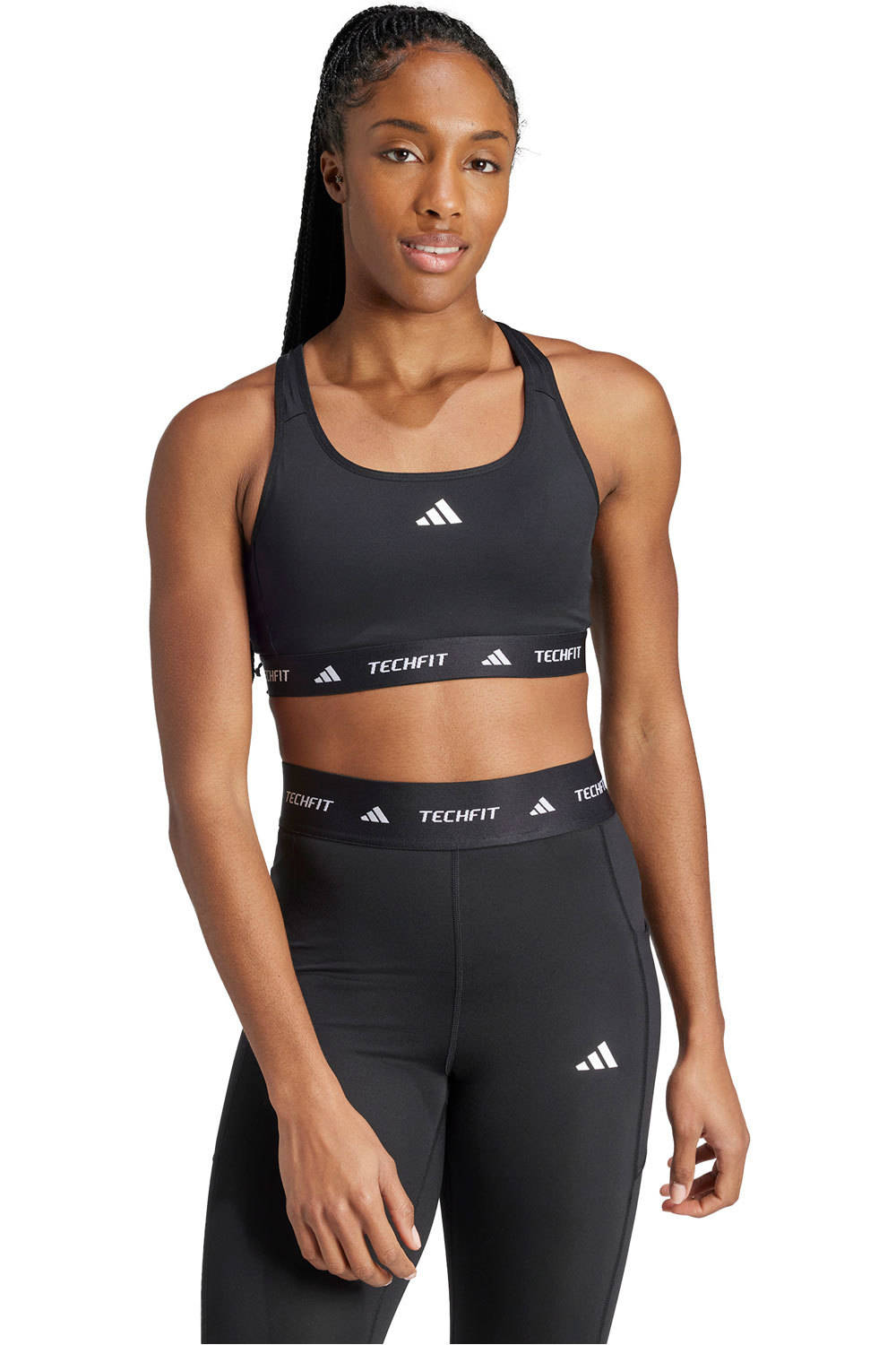 adidas sujetadores deportivos TF BRA vista frontal