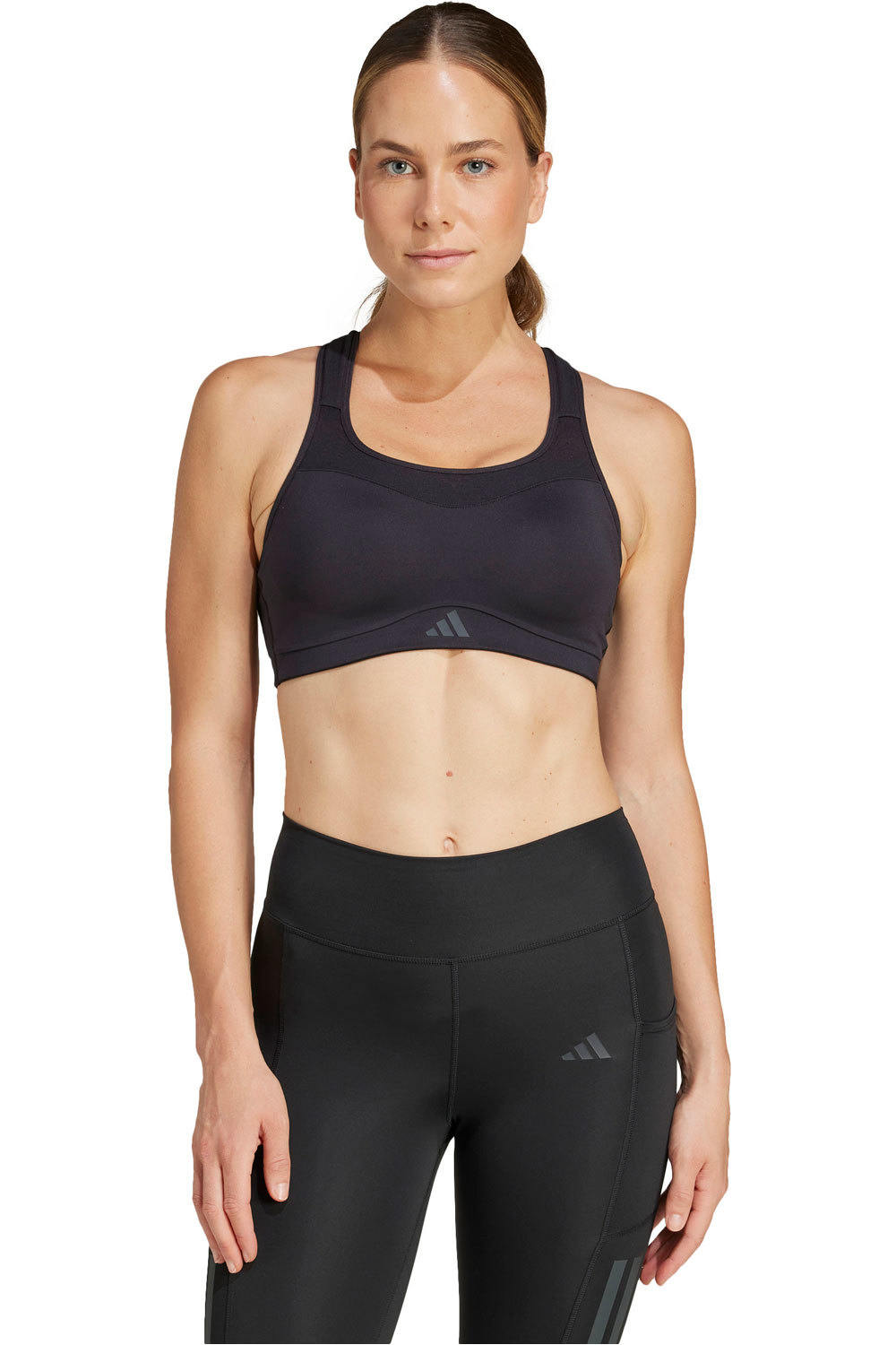 adidas sujetadores deportivos TLRDIM HS BRA vista frontal