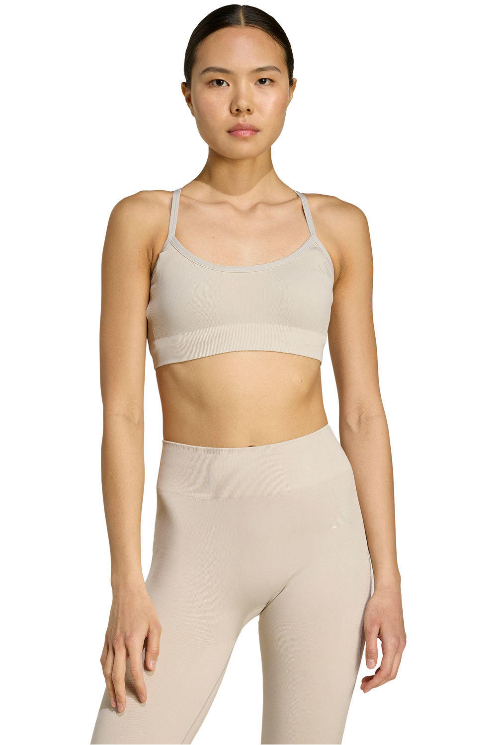 adidas sujetadores deportivos WE KNIT LS BRA vista frontal