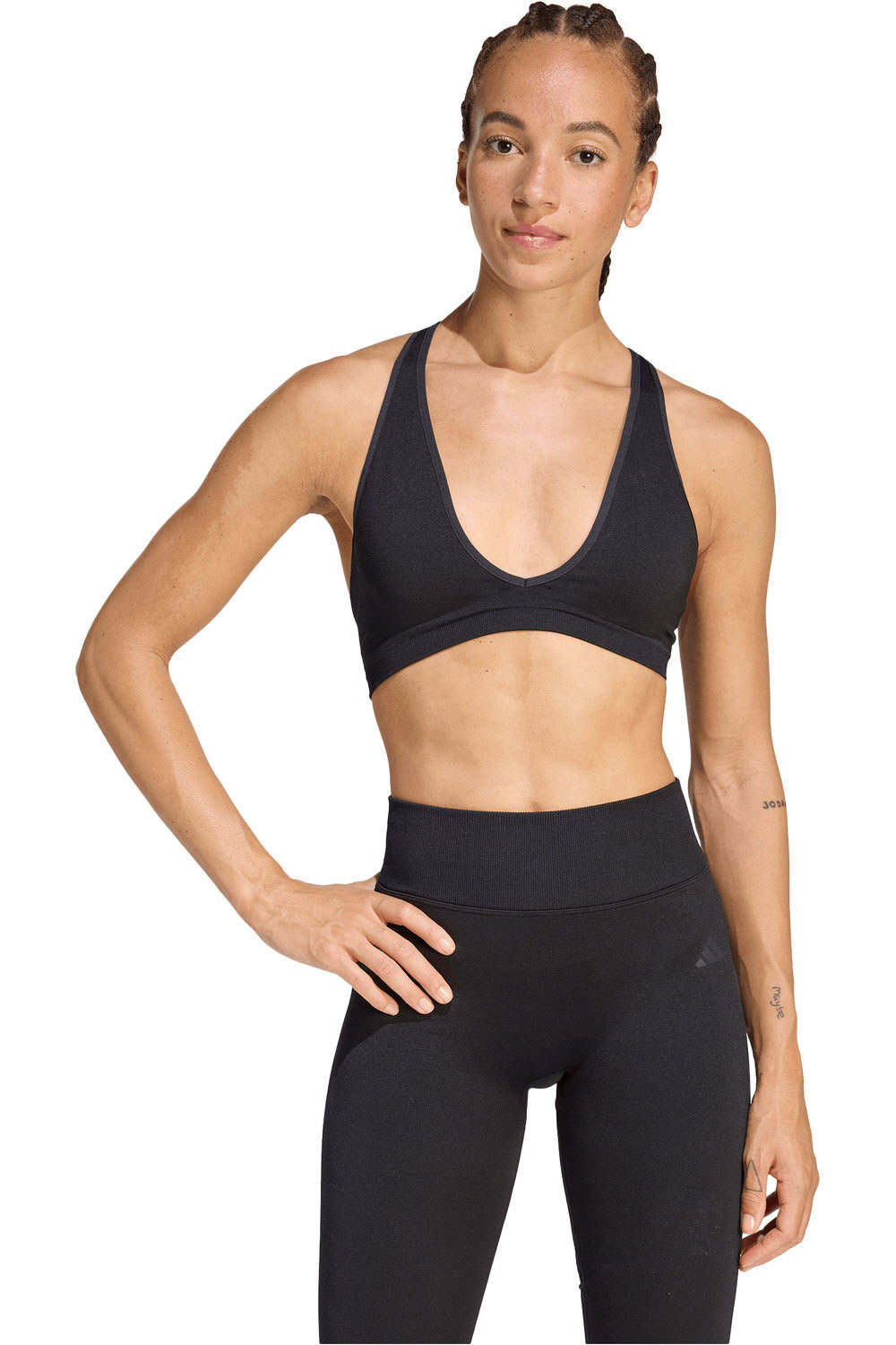 adidas sujetadores deportivos WE SCRUN LS BRA vista frontal