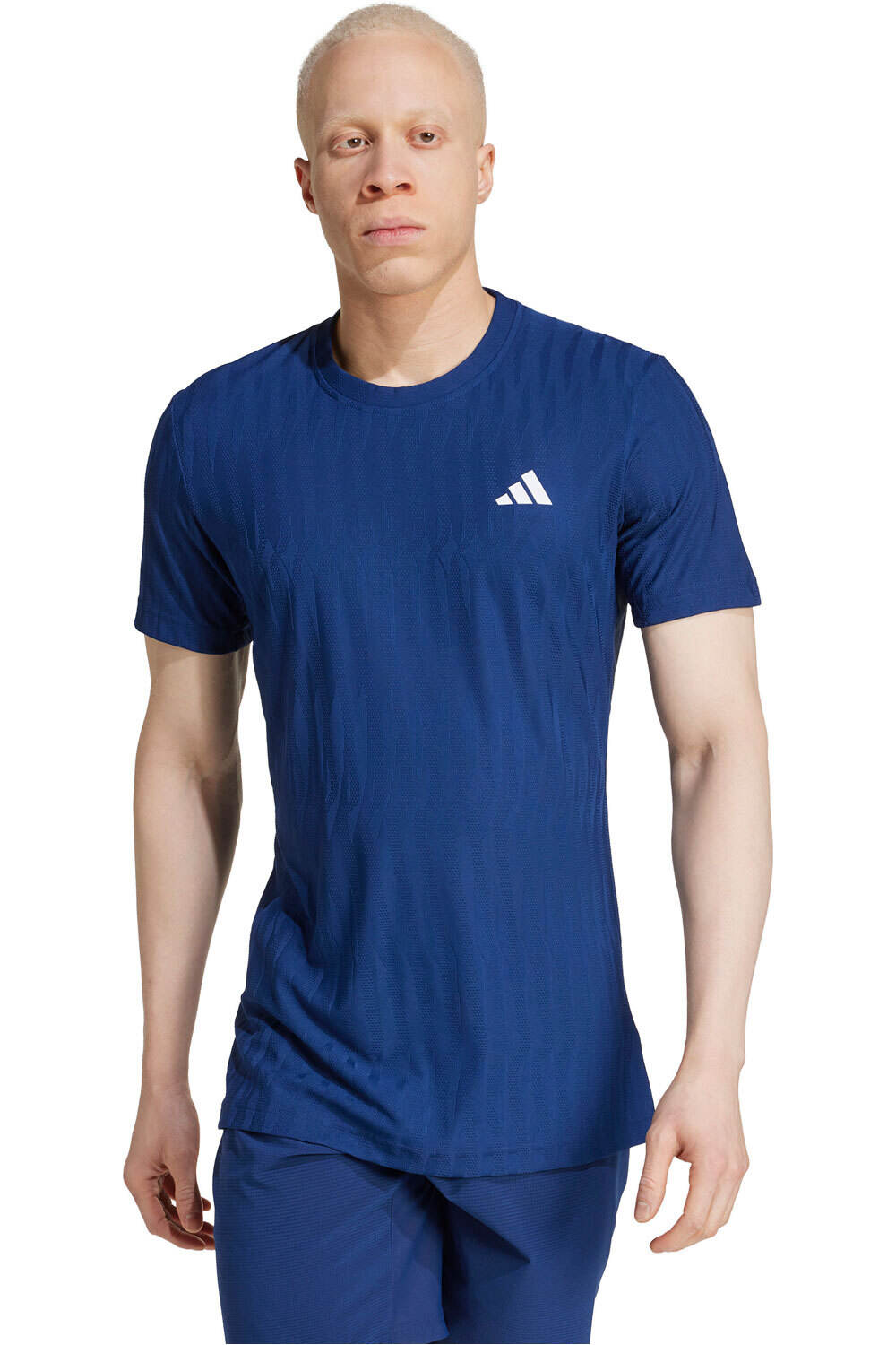 ADIDAS T camiseta tenis manga corta hombre CAMISETA T FREELIFT DARK BLUE vista frontal