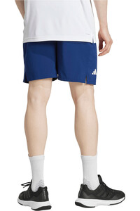 ADIDAS T pantalón tenis hombre PANTALON CORTO CLUB SW DARK BLUE vista trasera