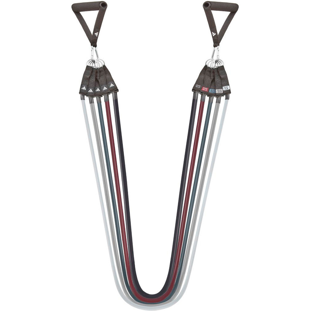 adidas tensores musculación Resistance Tube Set 01