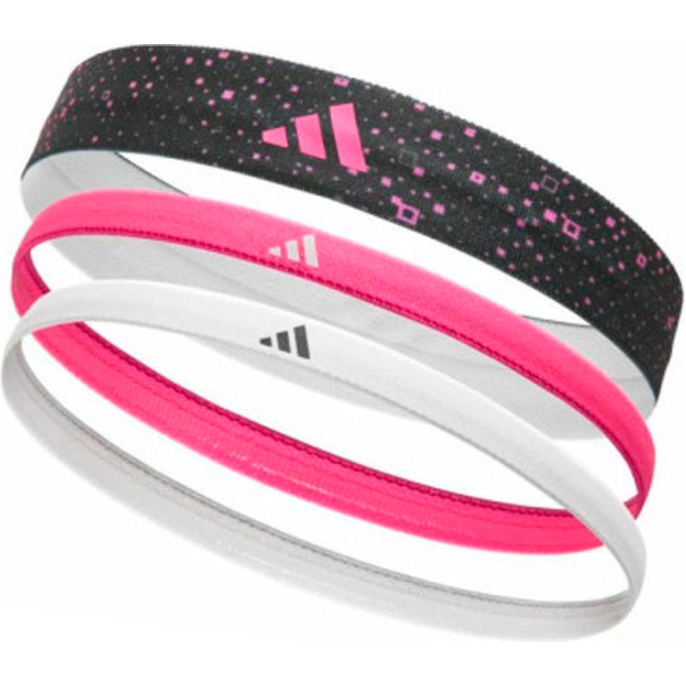 adidas varios running Hairbands (Graphic) Set 3 Unidades 01