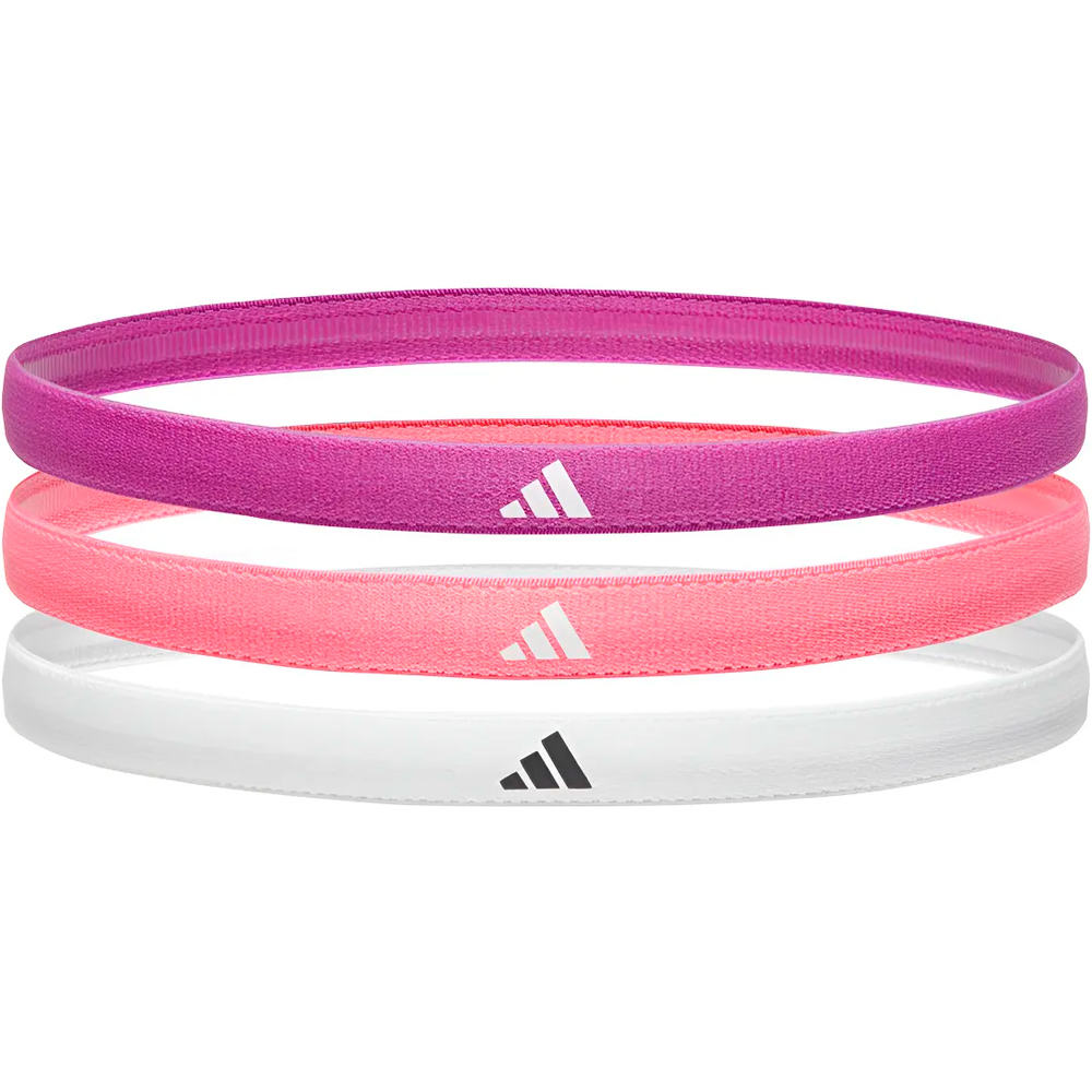 adidas varios running Hairbands Set 3 Unidades vista frontal